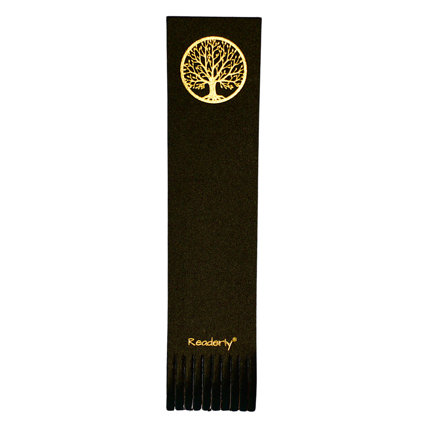 Readerly® Tree of Life Personalised Bonded Leather Bookmark