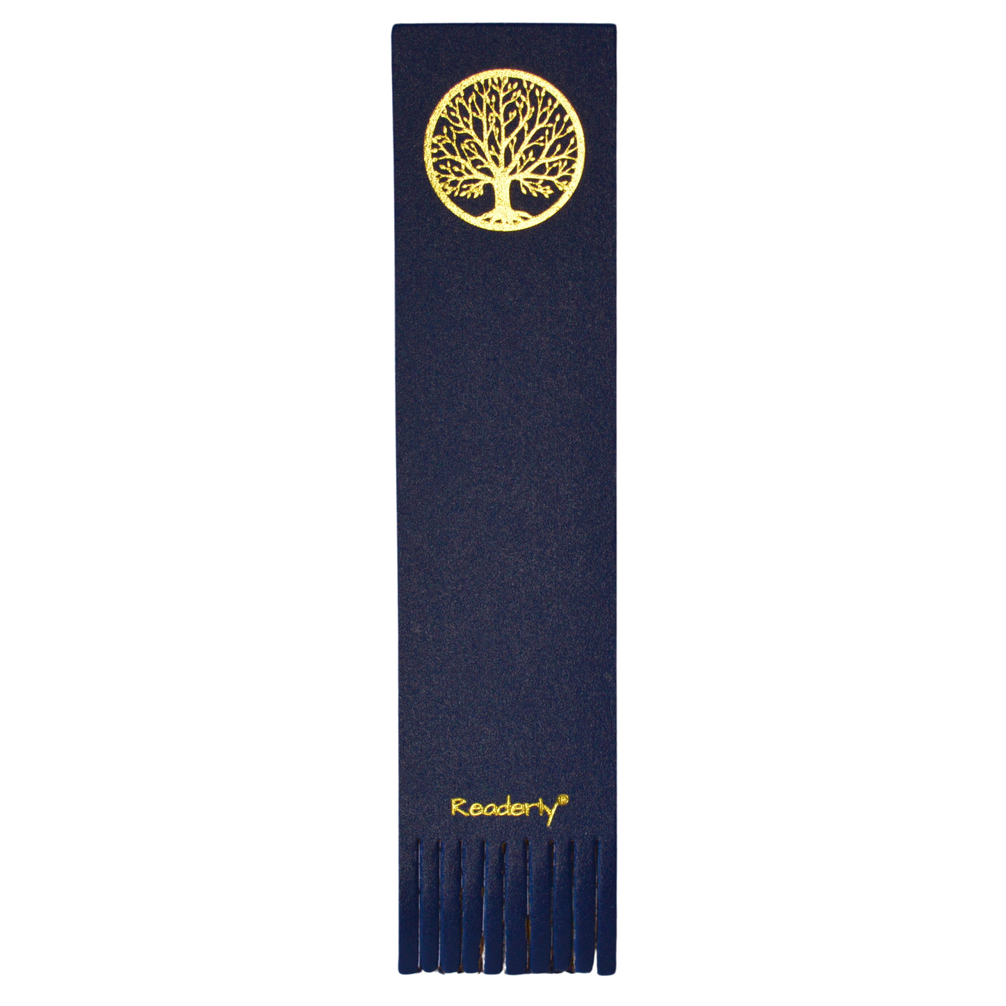 Readerly® Tree of Life Personalised Bonded Leather Bookmark