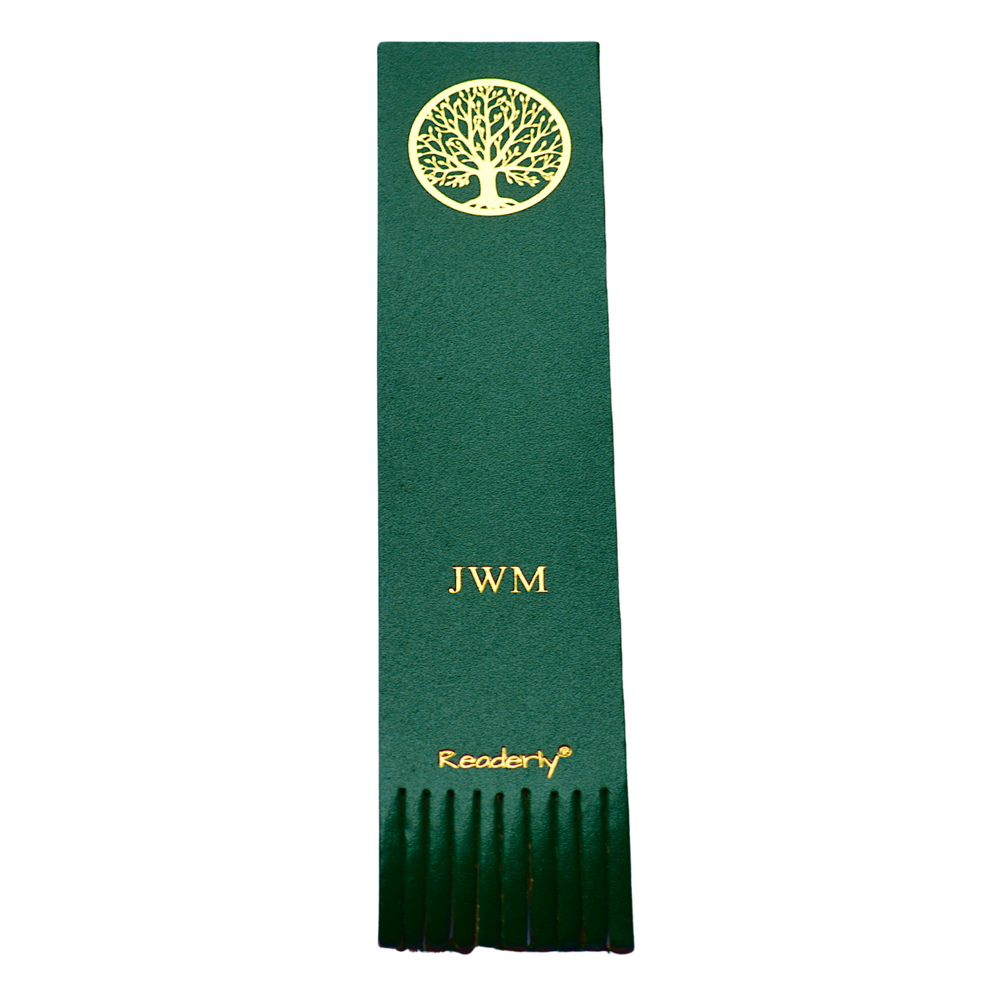 Readerly® Tree of Life Personalised Bonded Leather Bookmark