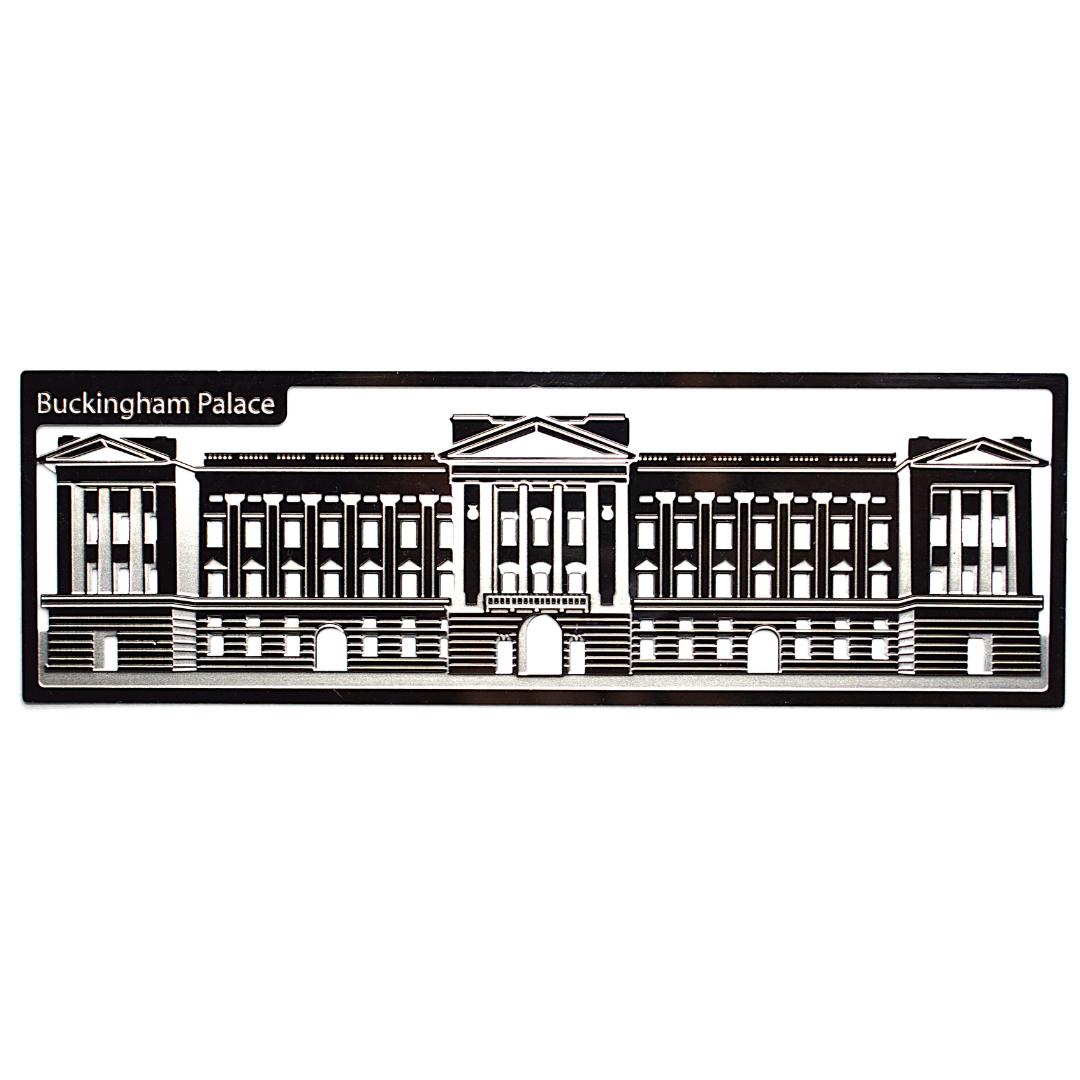 Readerly Famous Landmarks Bookmark - Buckingham Palace Stainless Steel - REDUCED TO CLEAR - IMPERFECT