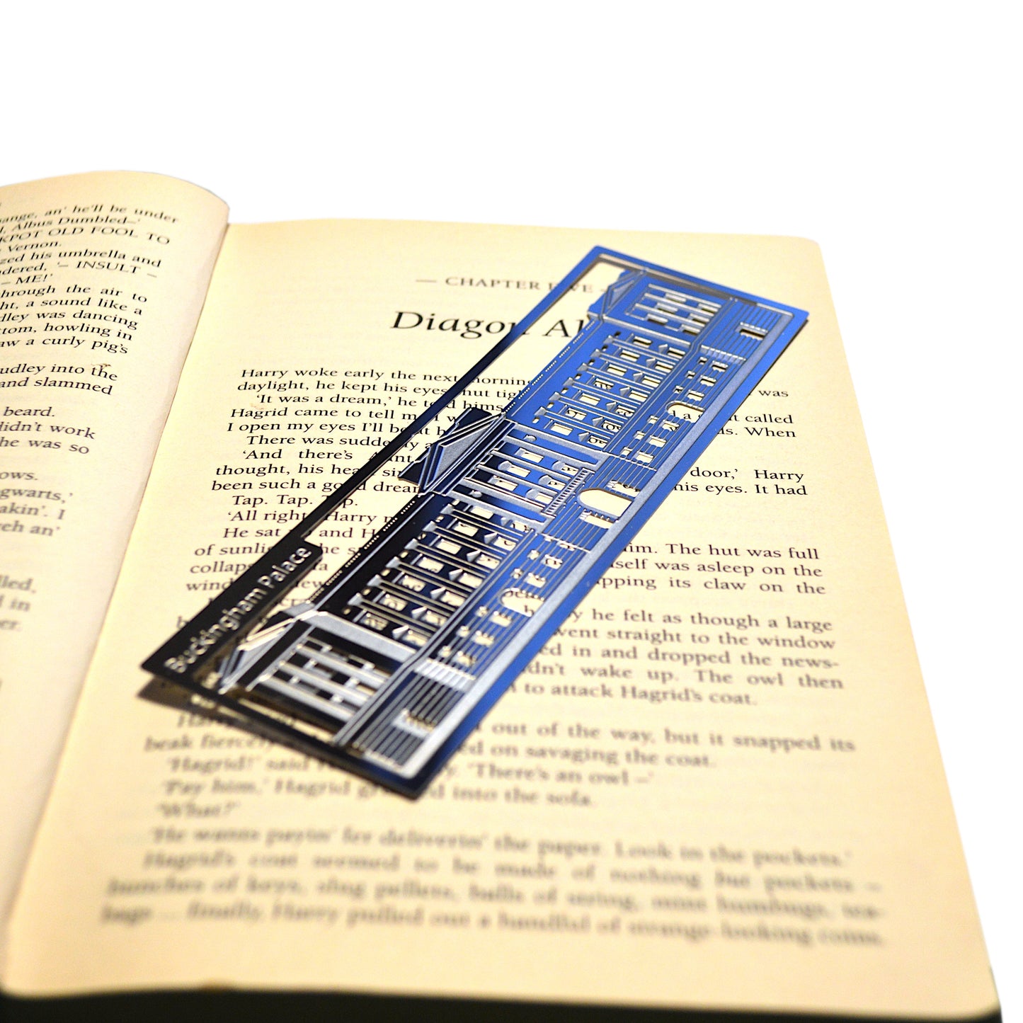 Readerly Famous Landmarks Bookmark - Buckingham Palace Stainless Steel - REDUCED TO CLEAR - IMPERFECT