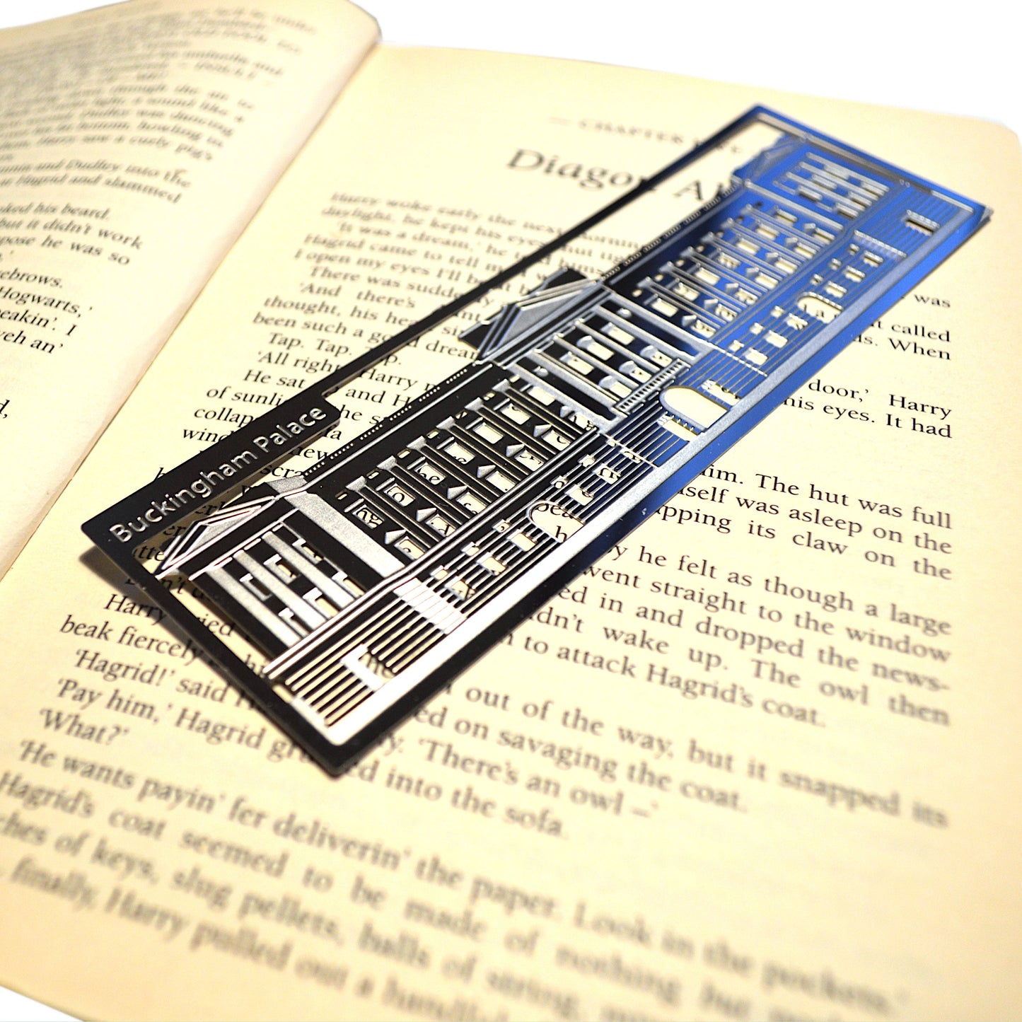 Readerly Famous Landmarks Bookmark - Buckingham Palace Stainless Steel - REDUCED TO CLEAR - IMPERFECT