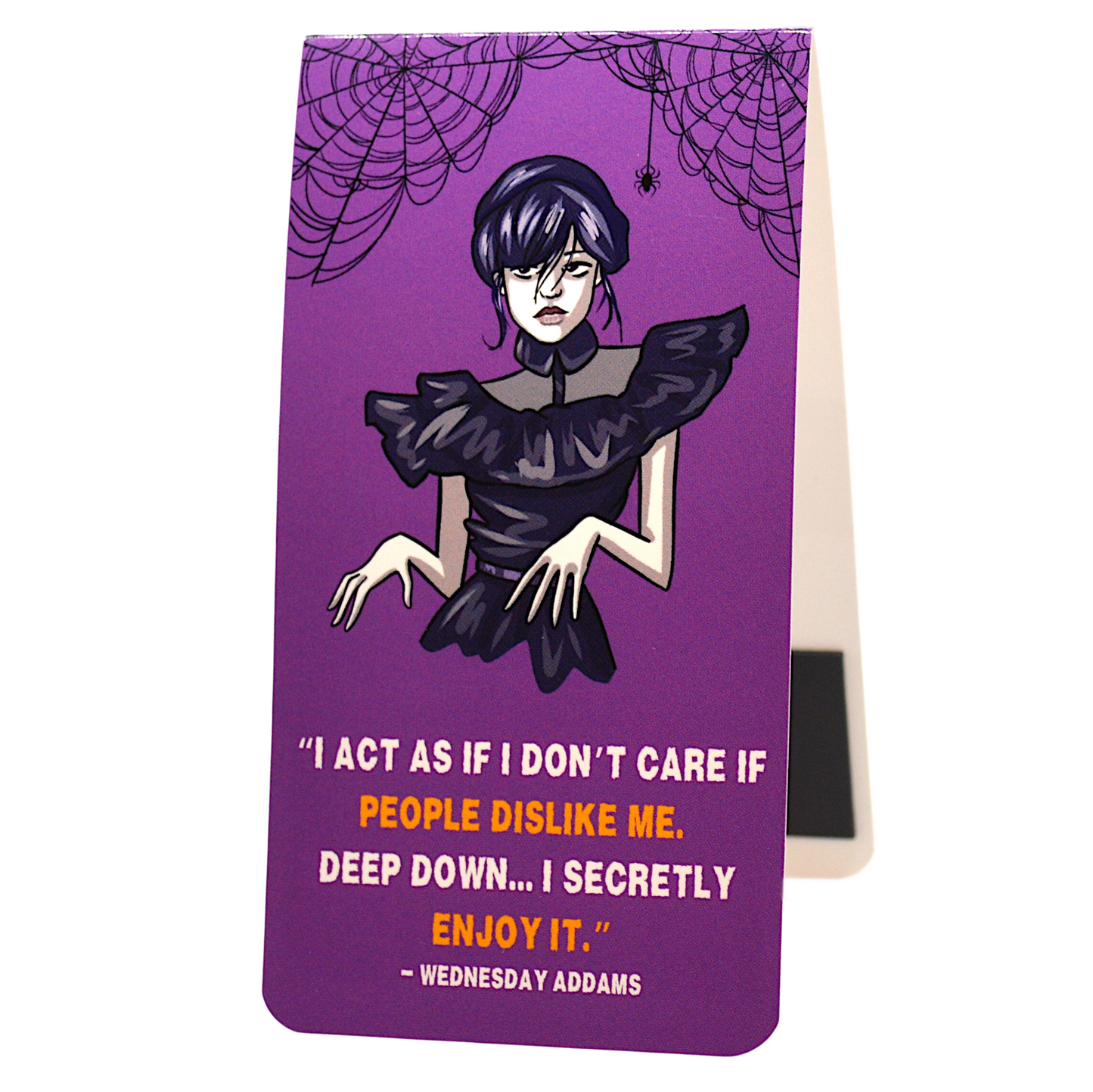 Readerly Wednesday Halloween Magnetic Bookmark