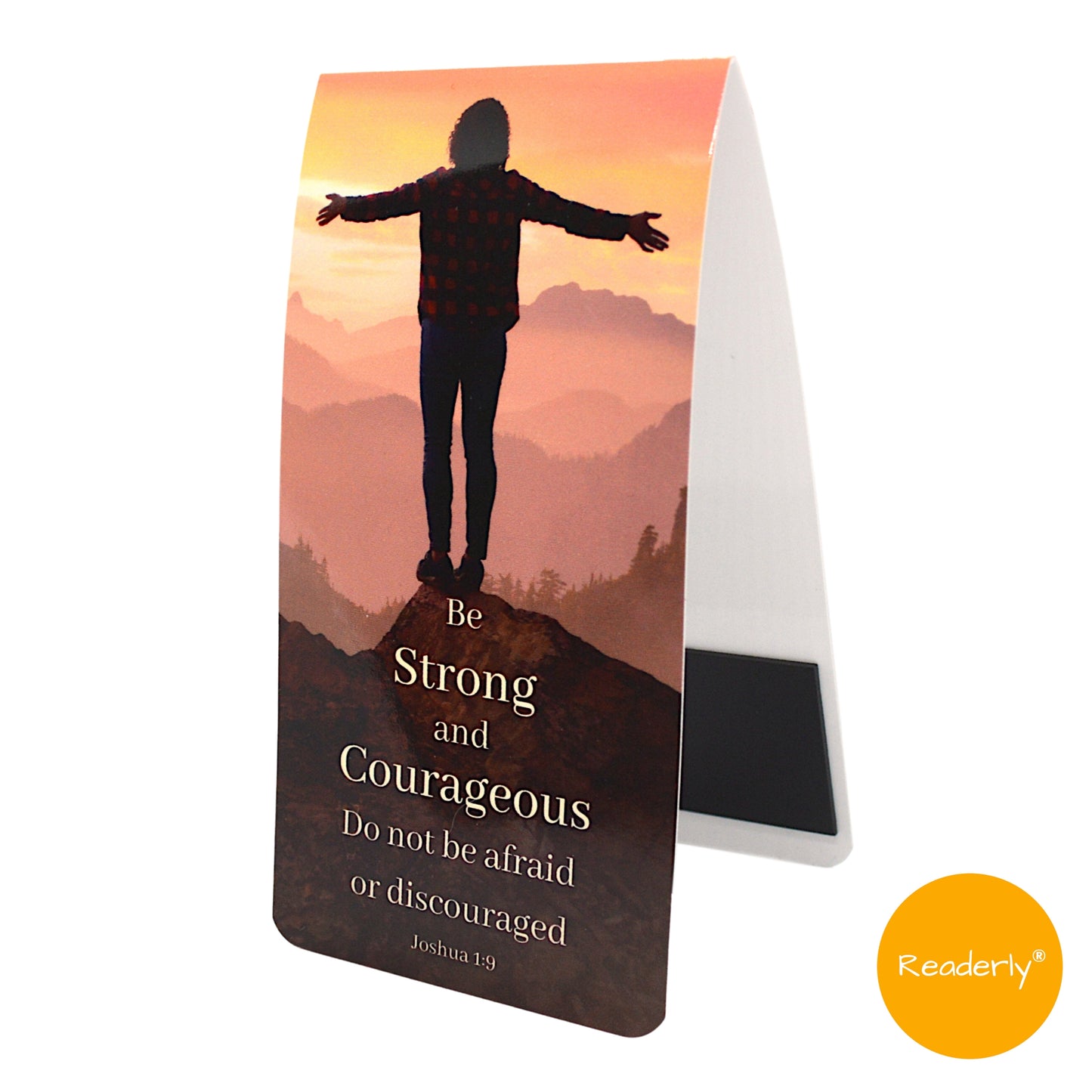 Readerly Be Strong & Courageous Magnetic Bookmark