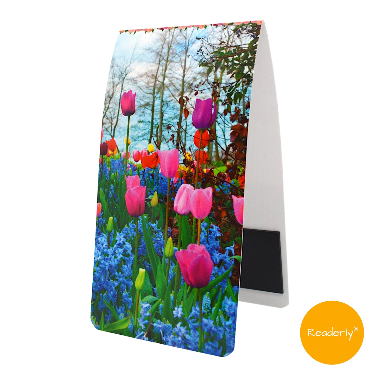 Readerly Spring Flowers Magnetic Bookmark