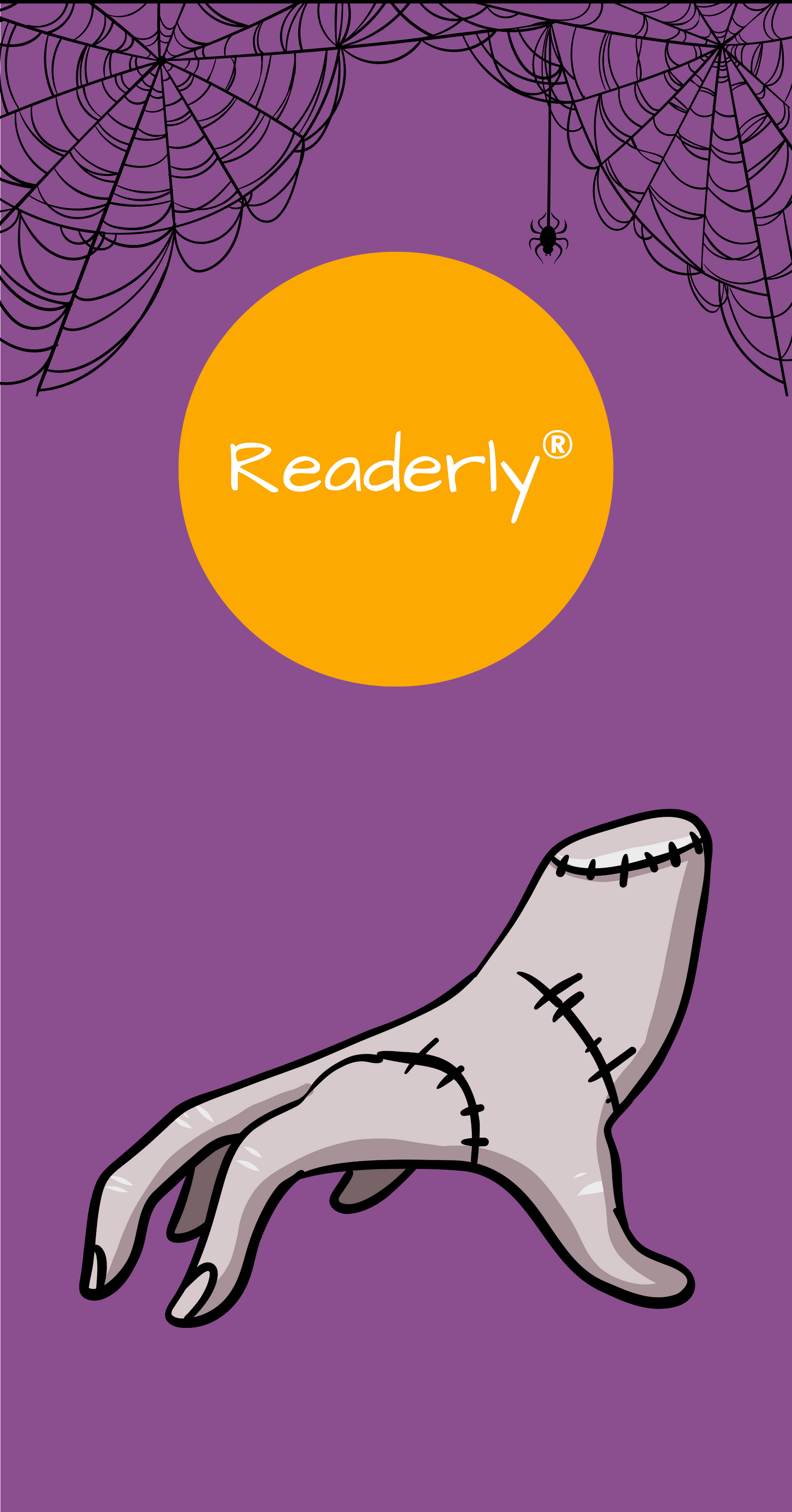 Readerly Wednesday Halloween Magnetic Bookmark