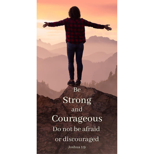 Readerly Be Strong & Courageous Magnetic Bookmark