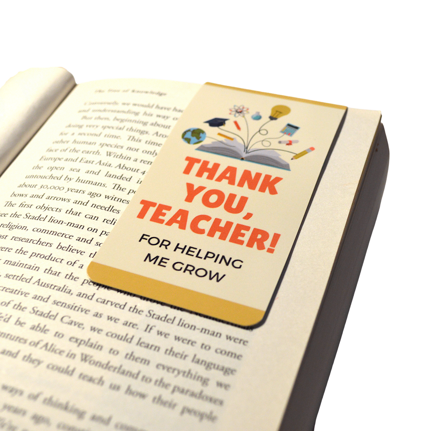 Readerly Magnetic Bookmark 'Thank You Teacher' Gift