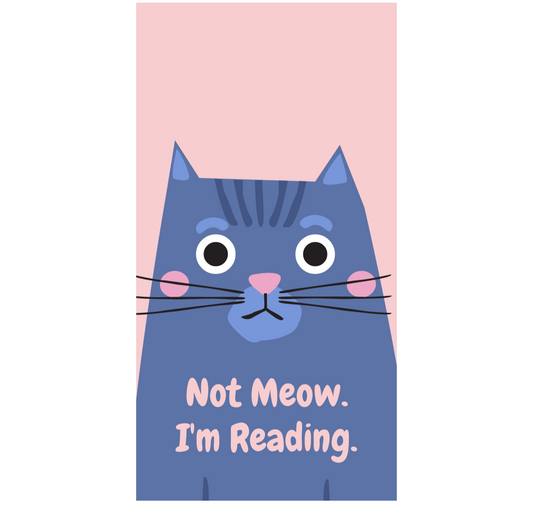 Readerly Magnetic Bookmark 'Not Meow I'm Reading'