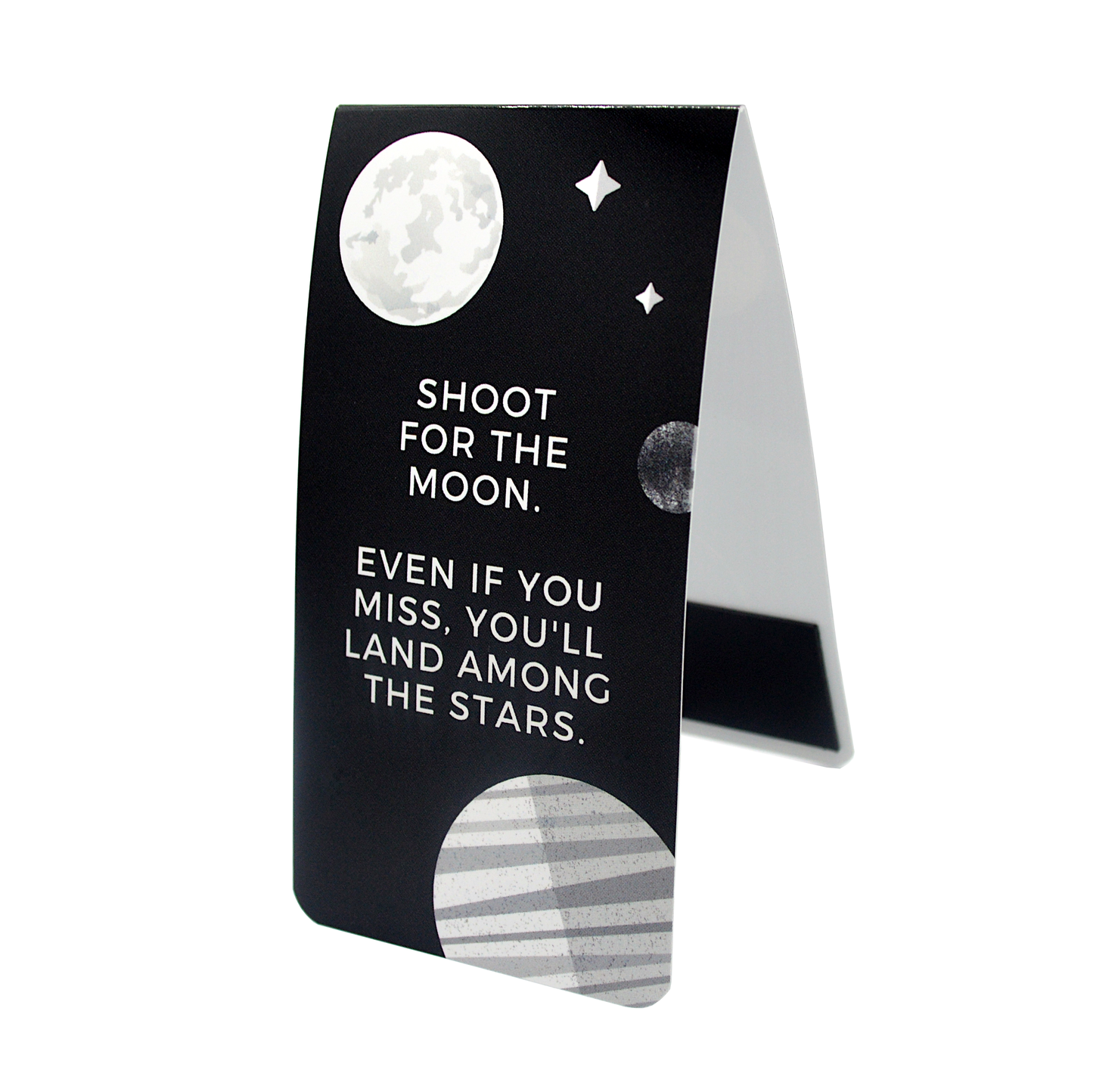 Readerly Magnetic Bookmark 'Shoot for The Moon'